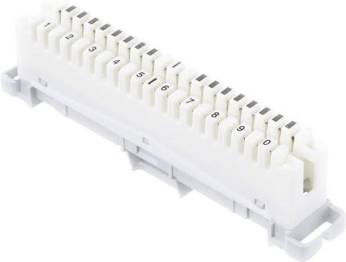 TRU COMPONENTS TC-9878232 LSA-Leiste Baureihe 2 in Weiß - Bild 1