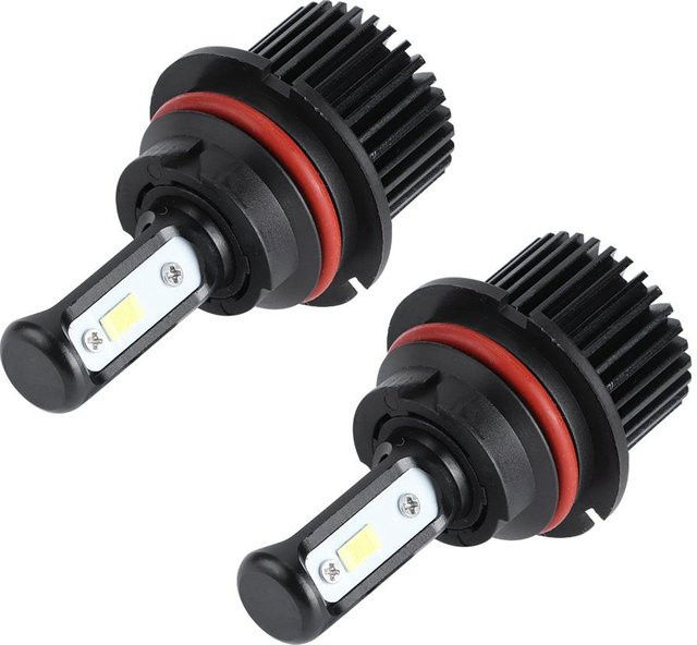 Koogeelife LED-Scheinwerfer Set 2 Stück, 120W, 6000K Cool White, 3000LM, 9007 HB5, Wasserdicht, Schwarz - Bild 1