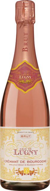 Cave de Lugny Crémant de Bourgogne Rosé, Brut, Gamay & Pinot Noir, Burgund, 0,75 l - Bild 1