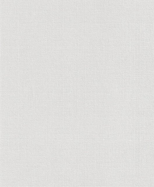 Rasch Vliestapete Wallton 181500 Uni Weiß, überstreichbar, 10,05 m x 0,53 m - Bild 1