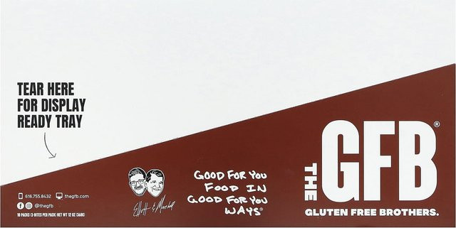 The GFB Glutenfreie Bites Dunkle Schokolade Kokosnuss 10 x 36 g - Bild 1