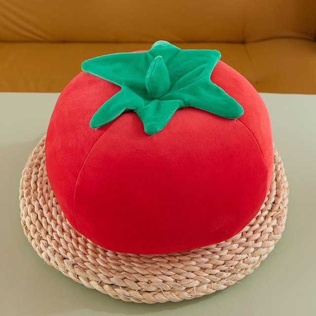 Joyful toys Tomaten-Plüschtier, rot, 55cm - Bild 1