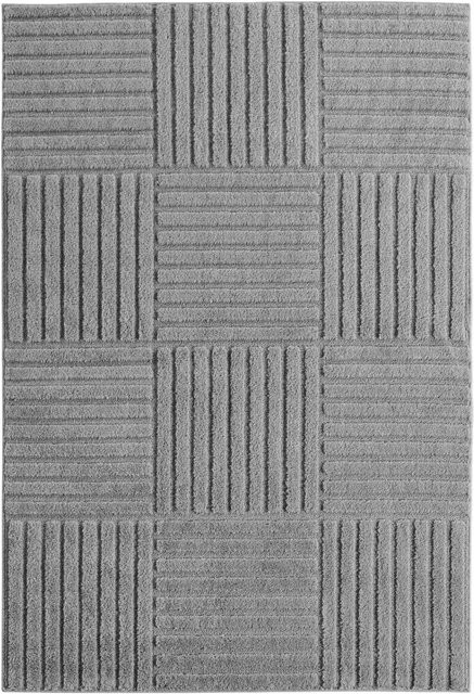 Ayyildiz Kurzflorteppich ART Silber B/H/L: 280 x 0,8 x 370 cm - Bild 1
