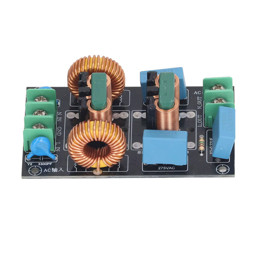 10A 3-Stufen EMI EMC Netzfilter Einphasiges FCC Anti-Interferenz-Modul Netzteilfilter AC 110-250V in Multicolour - Bild 2