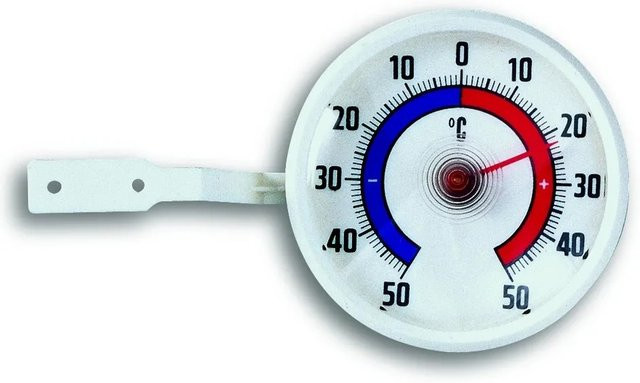 TFA Fenster-Thermometer mit Befestigungsmaterial in Weiß - Bild 1