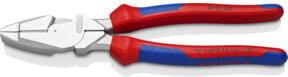 Knipex Kraft-Kombizange Lineman's Pliers amerikanisches Modell mit Mehrkomponenten-Hüllen verchromt 240 mm - Bild 1