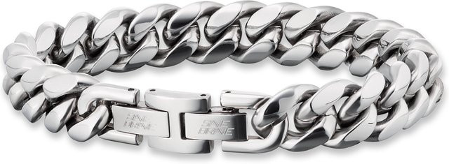 Save Brave Armband Edelstahl, Silber, Herren - Bild 1