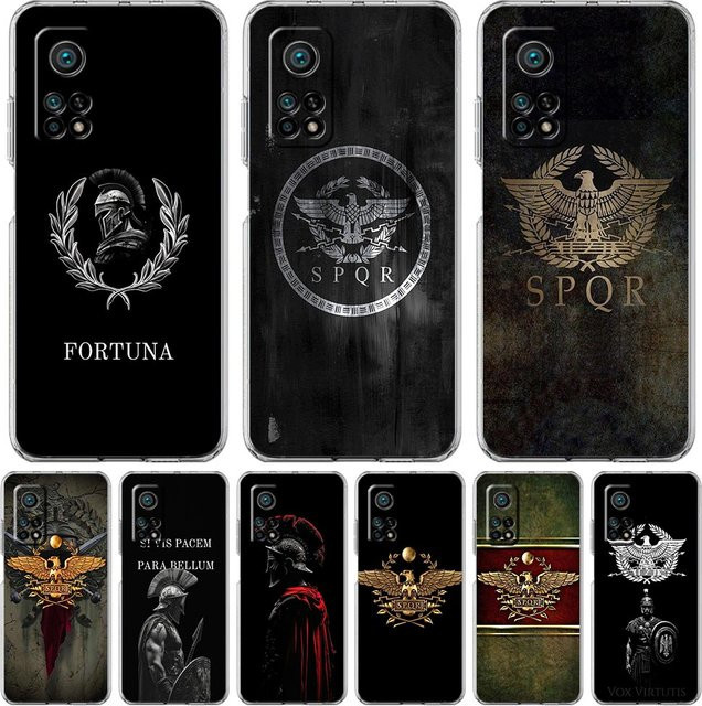 Transparente TPU Handyhülle mit Römischem Reich Emblem für Xiaomi Mi Poco X7 X6 X5 NFC X3 Pro 17 15T 15 14T 14 13T 11 12 13 Lite - Bild 1
