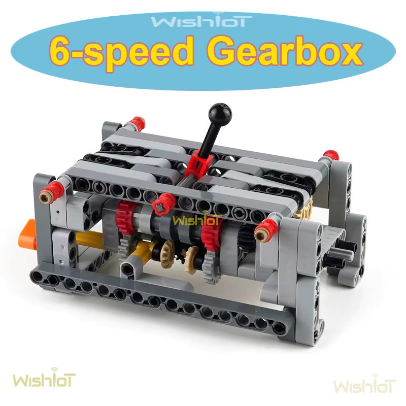 wishiot 6-Gang-Getriebe-DIY-Kit, mechanisches Getriebemodell, STEM-Lernbauset, ab 14 Jahren - Bild 2
