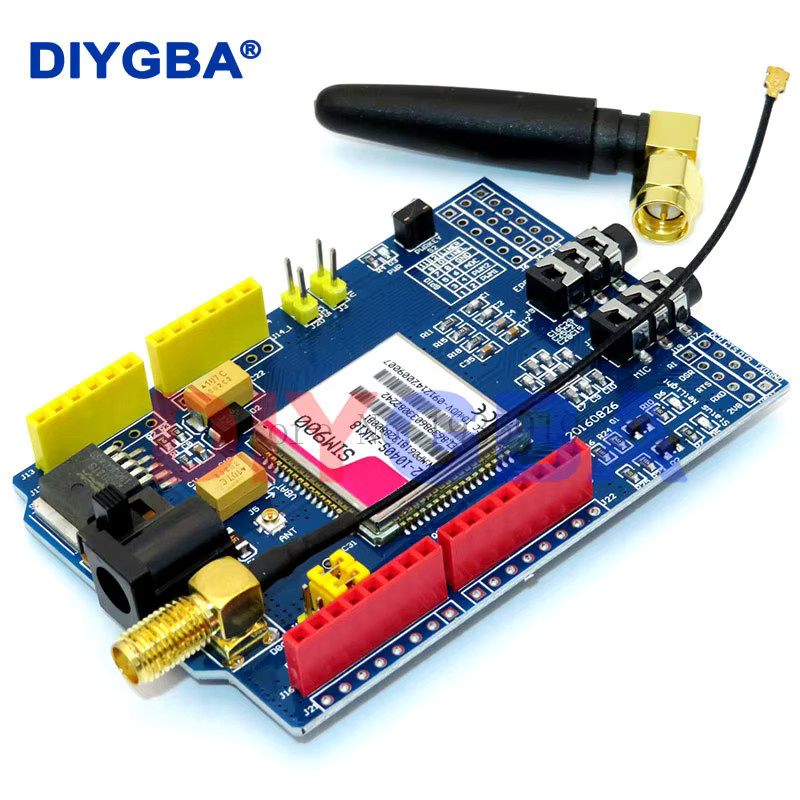 DNIGEF SIM900 GPRS/GSM Shield Development Board Quad-Band-Modul für Arduino, Blau - Bild 2