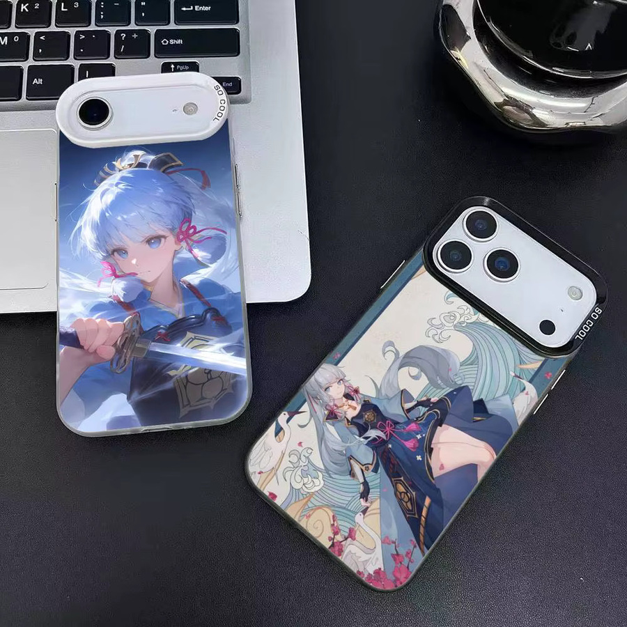 Genshin Impact Kamisato Ayaka Handyhülle für iPhone 12 13 14 15 16 17 Pro Max Plus mit Protect Plating in Multicolour - Bild 2