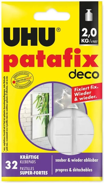 Uhu Patafix Klebeknete für Homedeko mit 32 Pads - Bild 1