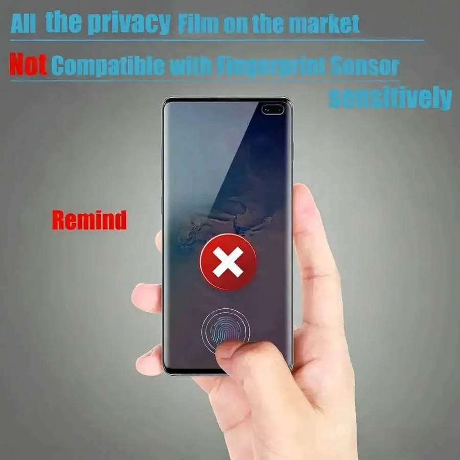 Xiaomi Anti-Spionage Sichtschutzfolie und Kameralinsen-Schutzfolie Set für Poco X8 Pro Max und Redmi Turbo 5 Max, Transparent - Bild 4