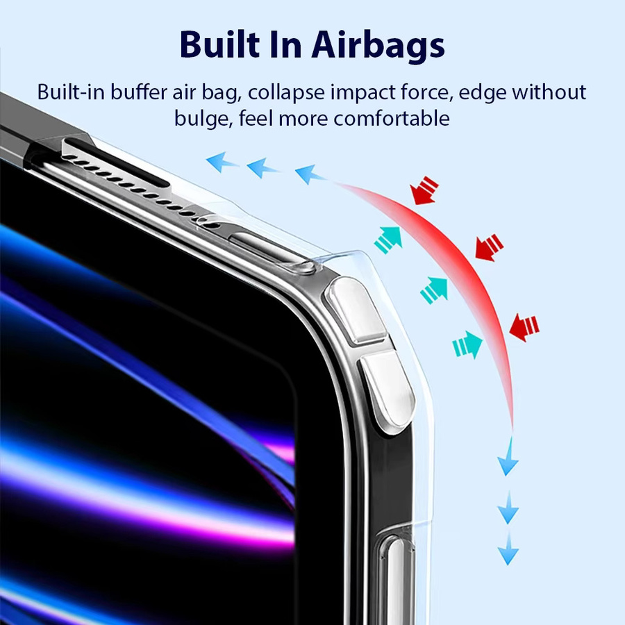 Schutzhülle für Apple iPad Air 6/5/4, iPad Pro 11 und 12,9/13 Zoll sowie iPad Mini 7, Farbe: Schwarz - Bild 3