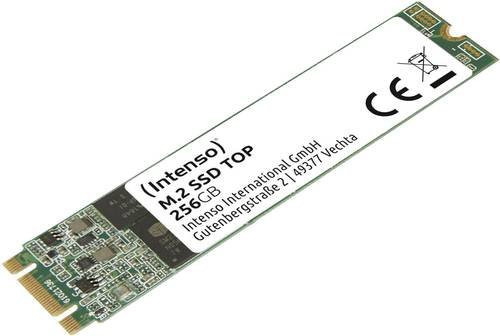 Intenso Top Performance Interne M.2 SATA SSD 256GB, Schwarz - Bild 1
