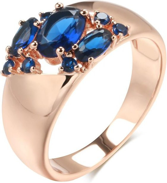 July Dream Ring, Kupfer, blau, Zirkonia, Damen - Bild 1