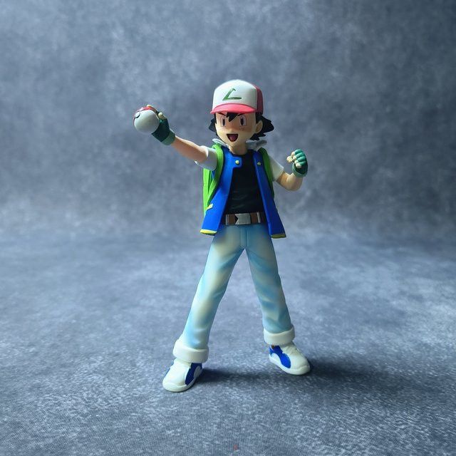 Bandai Pokemon Anime Figur Ash Ketchum als PVC Statue in Multicolor, Höhe: 13 cm - Bild 1