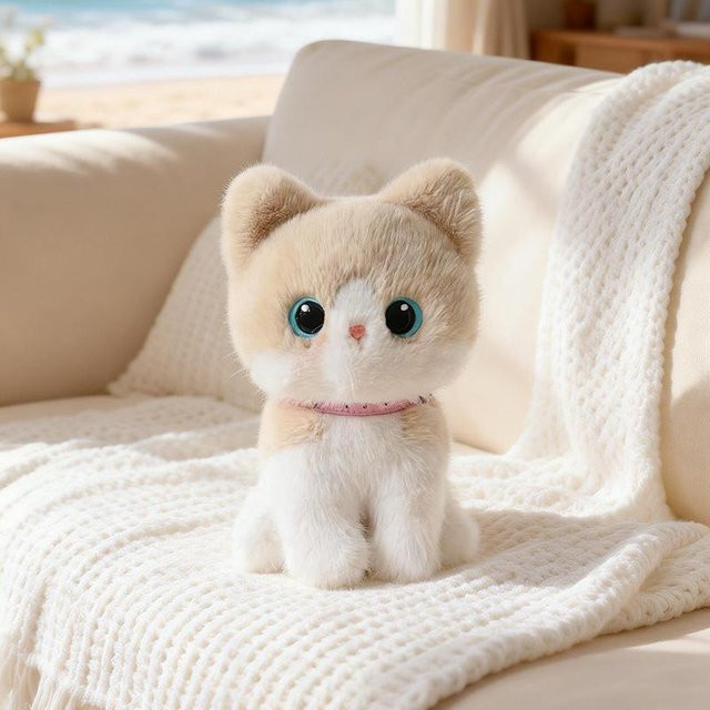 Yiran toy Süße sitzende Kätzchen Plüschtiere, 20cm - Bild 1