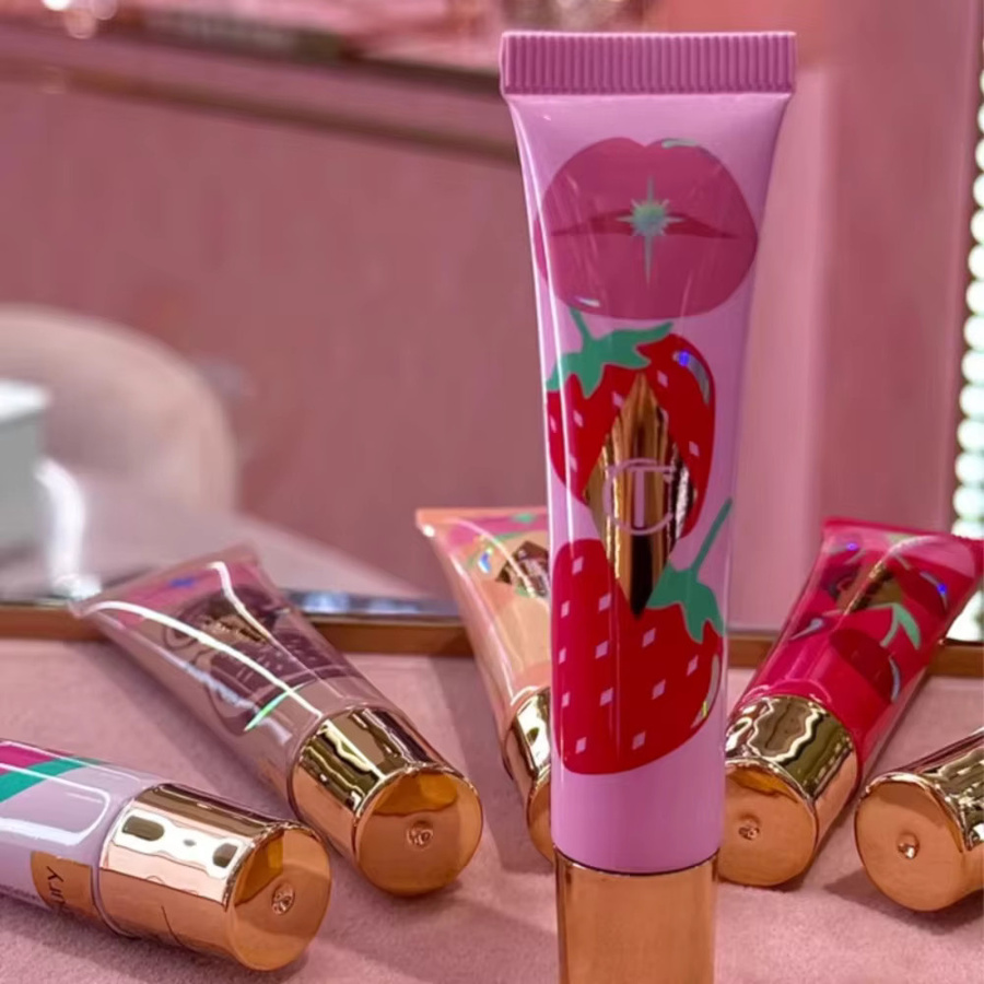 Charlotte Tilbury Lip Gloss Lip Balm Jelly Series, Candy Fig Cherry Glaze Pure Peach - Bild 3