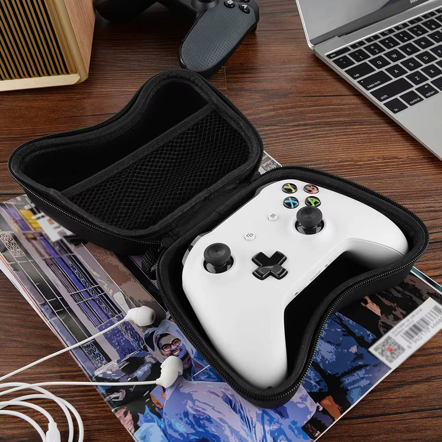 Bibuks Hard Shell Controller Tragetasche in Rot für Xbox, Nintendo Switch Pro, PS5, PS4 und PS3 - Bild 5