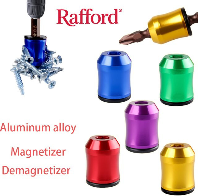 Rafford Magnetring-Schraubendreher-Bit aus Legierung in Blau mit starkem Magnetisierer und abnehmbarem Teiladapter für Elektrowerkzeuge - Bild 1