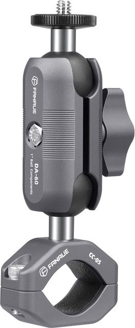 FANAUE Sportkamera-Halterung aus Aluminiumlegierung für Insta 360 und 1/4 Zoll Gewinde, geeignet für Motorrad und Fahrrad - Bild 1
