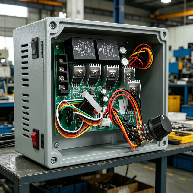 Aideepen PWM DC-Motorgeschwindigkeitsregler mit digitaler LED-Anzeige, 10-55V, bis 60A, einstellbares Antriebsmodul für 12V 24V 36V 48V - Bild 1