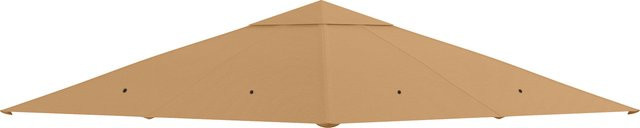 Outsunny Pavillondach Ersatzdach aus wetterfestem und UV-beständigem Polyester in Beige, B/T: 2,98 x 2,95 m - Bild 1