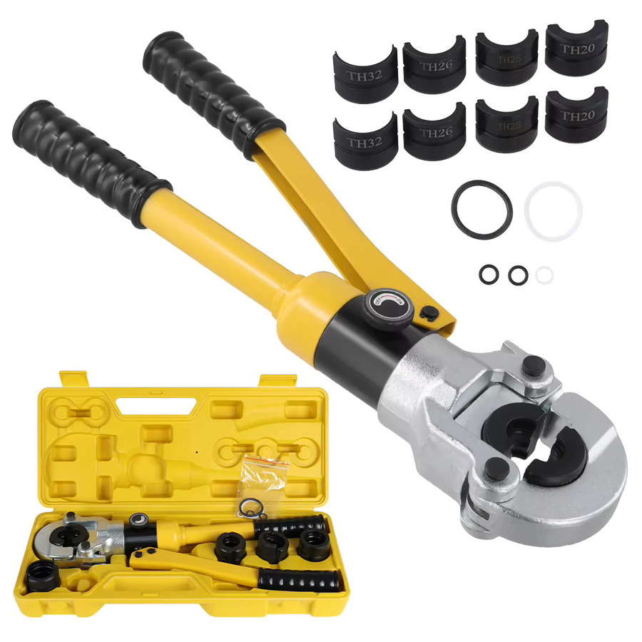 Podofo Hydraulisches Rohrpresswerkzeug für Aluminium-Kunststoff-Rohre mit 5 Pressformen im Bereich 16-32mm² - Bild 5
