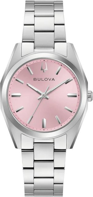 Bulova Armbanduhr, Quarz, Edelstahl, Pink, 31 mm, Damen - Bild 1