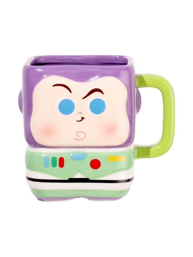 Disney Toy Story Keramiktasse quadratisch, bunt, für Kaffee und Milch - Bild 3
