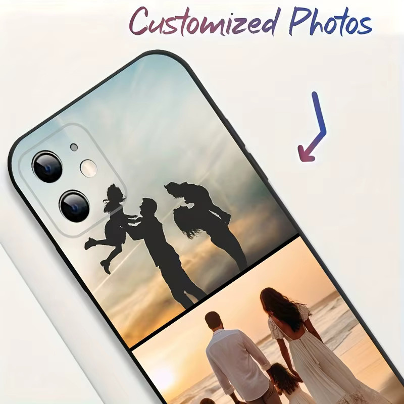 Individuelles TPU-Fotocover für Apple iPhone in Schwarz und Multicolour - Bild 3