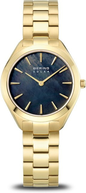 Bering Damenuhr, Solar, Edelstahl, Blau, 31 mm, 5 ATM - Bild 1