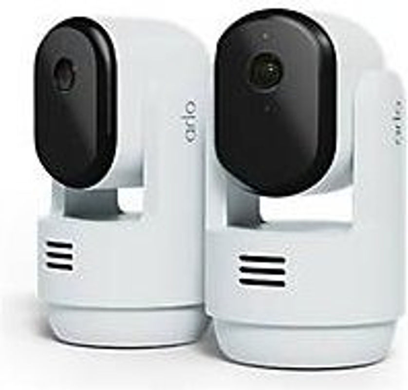 Arlo Essential 3 2K Pan & Tilt Überwachungskamera 2er Set, Weiß - Bild 2