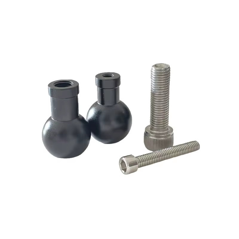 Kugelkopf Halterung mit M6 M8 M10 Schraube für GoPro Sportkamera in Schwarz, 17mm/25,4mm Mount Stecker für Motorrad - Bild 2