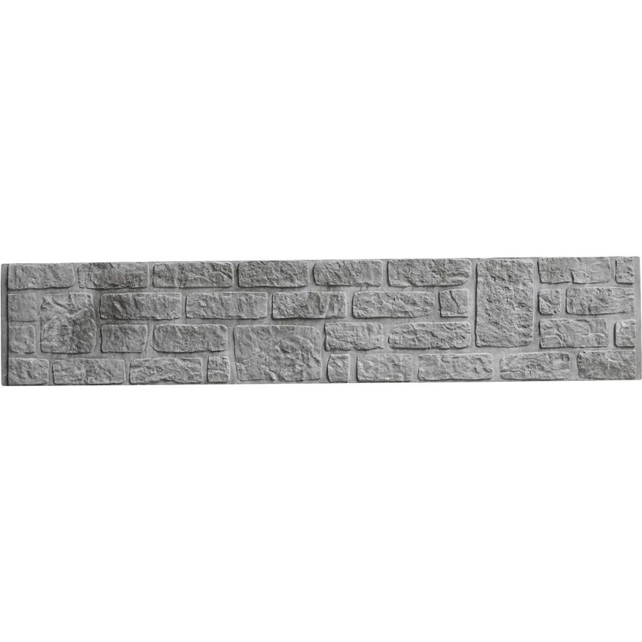 Beckers Betonzaun-Platte Romania in Betongrau, B/H/T: 38,5 x 200 x 3 cm - Bild 2
