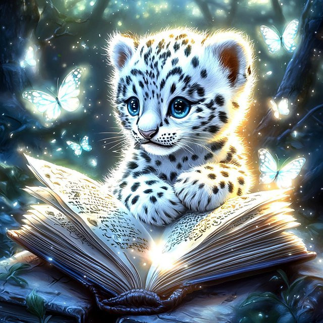 EverShine Diamant Mosaik Leopard, DIY Stickerei Buch, Tiere, Bunt / Mehrfarbig - Bild 1