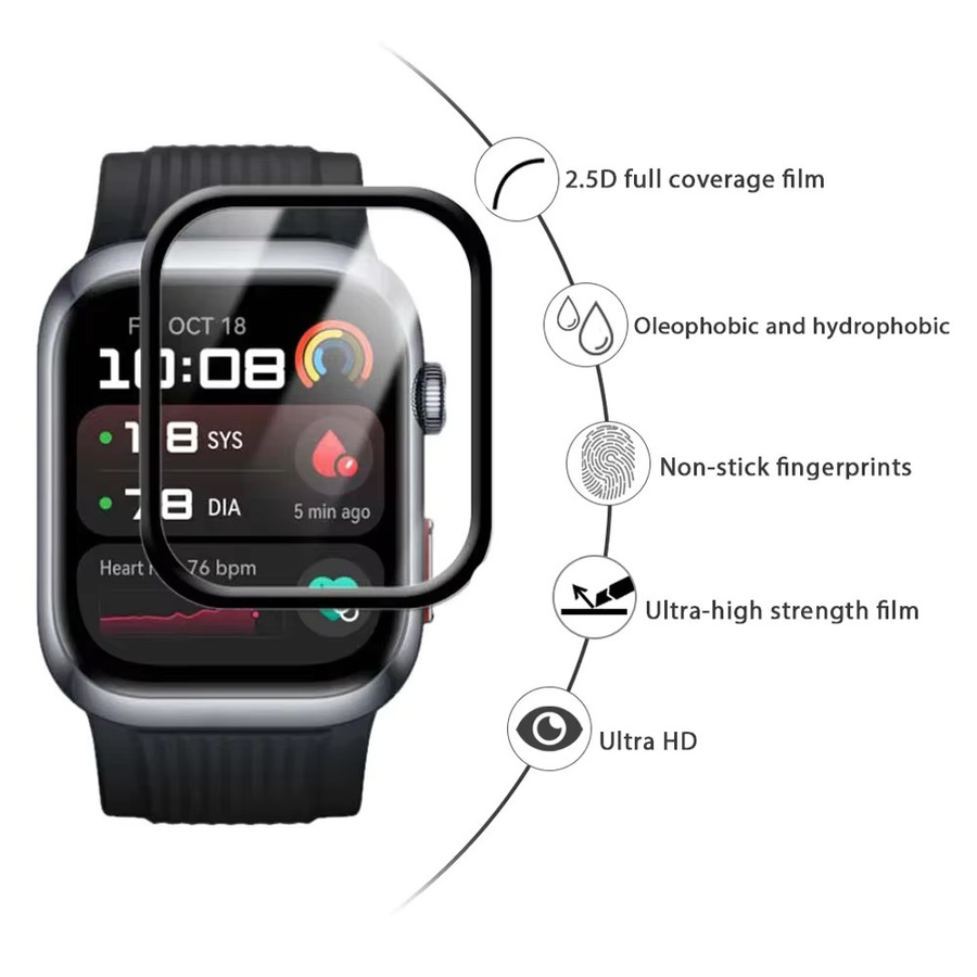 CAOWTAN Displayschutzfolie für Huawei Watch D2, Silikon, transparent, Unisex - Bild 2