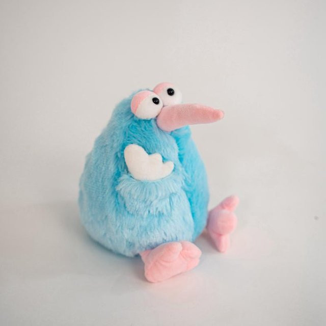 Yiran toy Bunter Kiwi Vogel, Plüschtier, 20cm - Bild 1