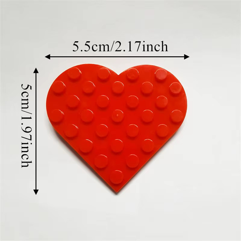 Supfy Bausteine Zubehör, Pfirsichherz, 10-teiliges Set - Bild 1
