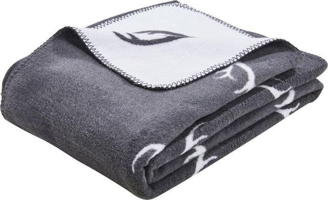DONE Wohndecke Antler Fleece in Grau - Bild 1