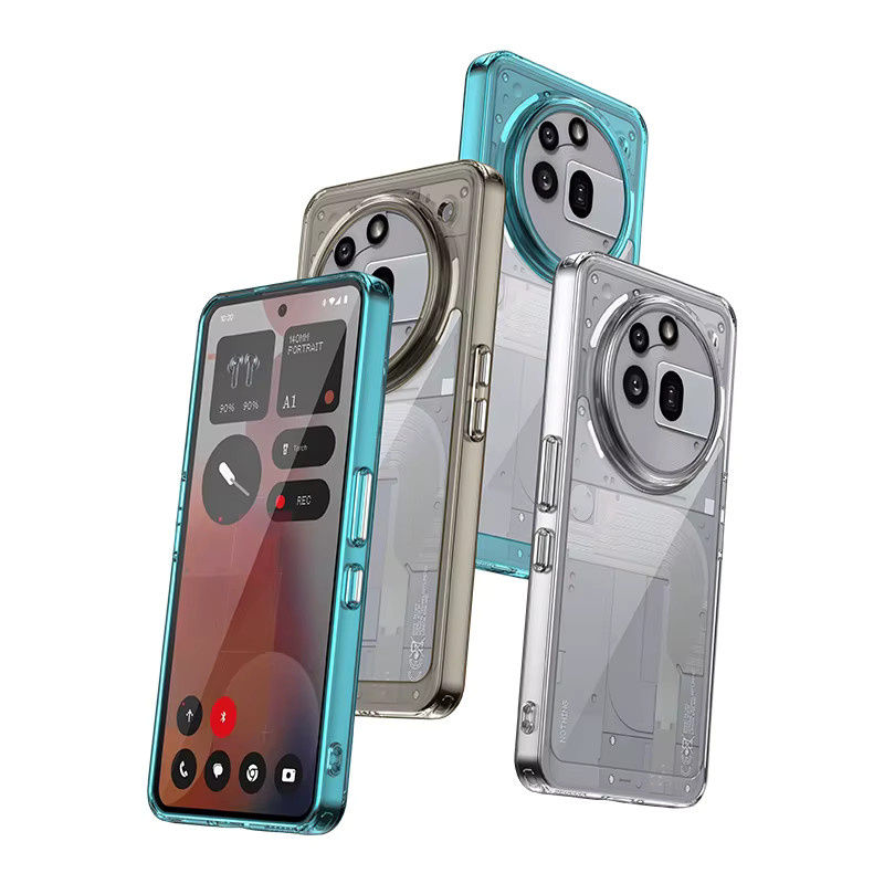 Stoßfeste Schutzhülle für Nothing Phone 3a Pro 5G und CMF Phone 1 in Bunt/Grau - Bild 2