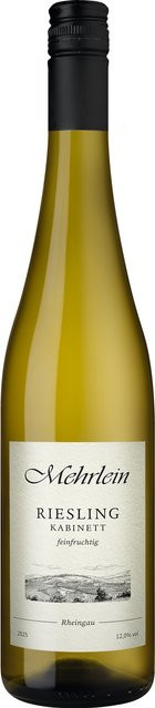 Bernhard Mehrlein Riesling Kabinett, lieblich, Weißwein, 2025, 0,75 l - Bild 1