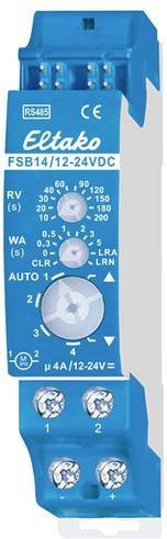 Eltako RS485 Bus-Schaltaktor FSB14/12-24V DC Rack in Blau mit einer Schaltleistung von max. 4 W - Bild 1