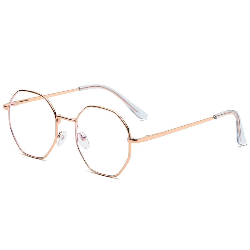 BMAD Korrektionsbrille, Hexagonal, Vollrand, Metall, transparent, Unisex - Bild 3