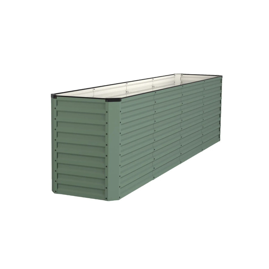 RIVARO Select Hochbeet aus Stahl in Waldgrün und Schwarz, B/T/H: 345 x 70 x 90 cm - Bild 2