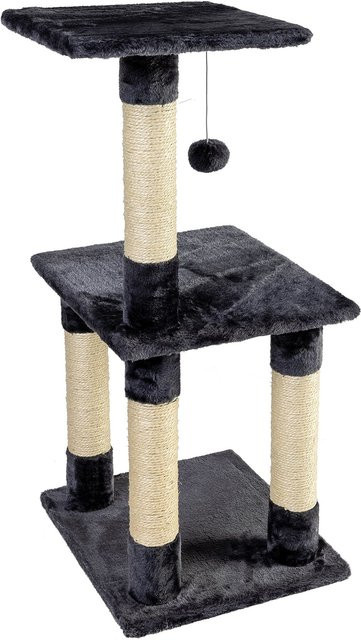 NYVI Katzen Kratzbaum Trient Deluxe Mini in Anthrazit, Höhe: 85 cm - Bild 1