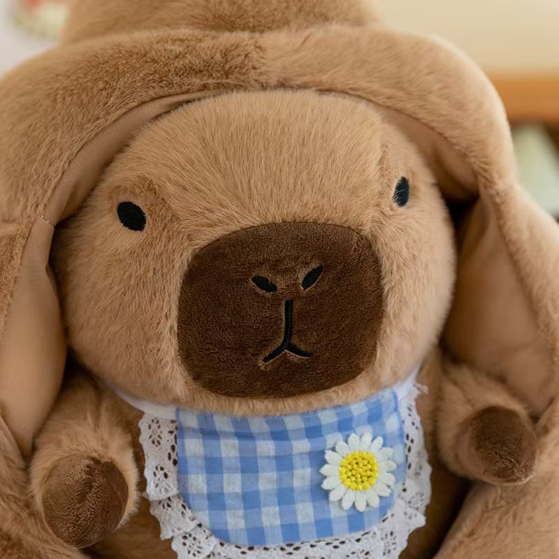 Potdemiel Kack-Capybara-Plüschtier, braun - Bild 2