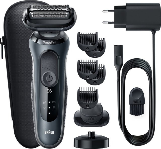 Braun Series 6 Folienrasierer, Herren, Schwarz/Grau - Bild 2