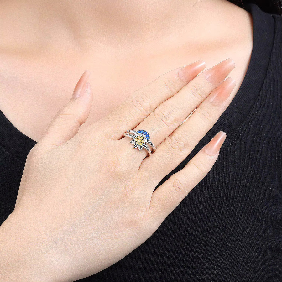 Orstarry Ring 925 Silber, Brillant, Zirkonia, Damen - Bild 2